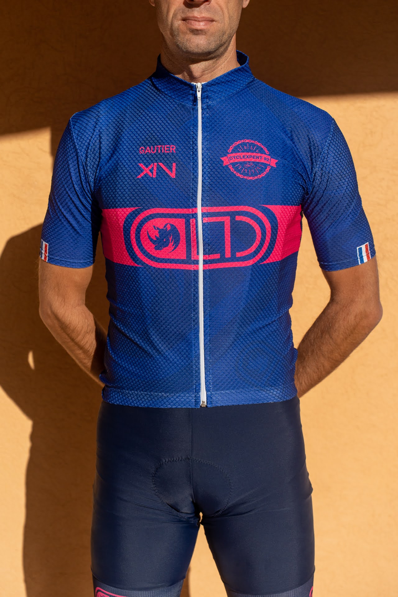 Image of LTD Coaching product Jersey Team (Bleu/Rose)